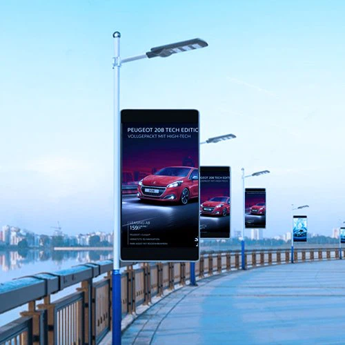 Pole Kiosk Advertising