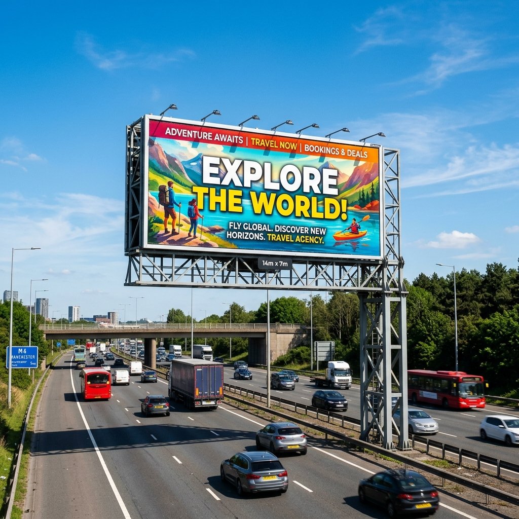 Outdoor Highway Hoarding